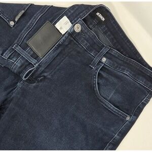 Hudson Jeans Men's‎ 38x35 Blake Slim Straight Leg Blue Dark Wash Denim EUC